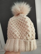 Duża ciepła milutka gruba czapka 