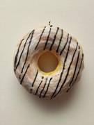 Bombka zawieszka na choinkę ręcznie robiona z papier mache 