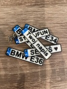Brelok Tablica Rejestracyjna Samochodowa Motocyklowa