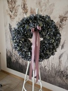 Wianek na drzwi hortensje 