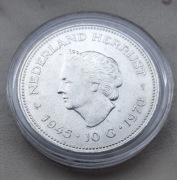 Holandia 10 guldenów 1970 r Wyzwolenie srebro 