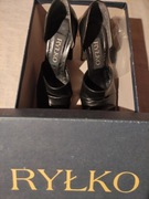 Oryginalne półbuty czółenka Ryłko skóra!