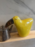 Figura rzeźba ceramiczna „Tukan”- polska pracownia