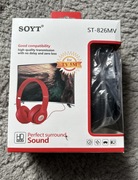 Słuchawki z kablem i mikrofonem