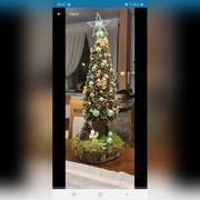 Choinka z szyszek rękodzieło