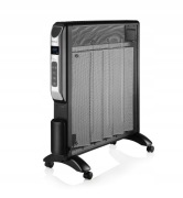 Grzejnik na podczerwień termostat timer pilot czarny 2500W