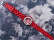 Zegarek ADRINA koperta 32mm UŻYWANY pasek silikonowy ładny