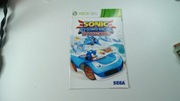 Instrukcja Sonic All-Stars Racing transformed