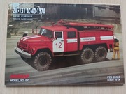 Model kartonowy samochód pożarniczy ZIŁ-131 skala 1:25