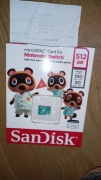 Nintendo Switch 512gb Sandisk MicroSDxc karta pamięci 