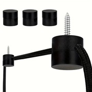 5 x UCHWYT na  Kabel DO SUFITU ŚCIANY na  KOŁEK CZARNY