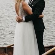 Suknia ślubna Mia Lavi 38/40 odkryte plecy