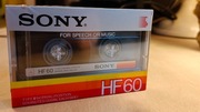Kaseta magnetofonowa Sony HF 60 Nowa