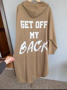 Długa bluza dresowa asymetryczna parka bonprix