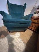 Fotel uszatek zielony