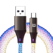 Kabel USB - C Lava Glow Pulse Apple Iphone Samsung  na prezent love