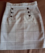 H&M Spódniczka biało-czarna rozm. 38