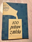 100 potraw z mleka. Zabawna broszura PRL z 1966 r. 