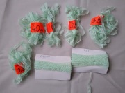 Koronka ozdobna 10mm jasny miętowy 22 m