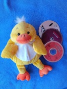 Cudna żółta Kaczuszka pokrowiec/etui na 20 płyt CD 