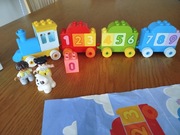 Lego Duplo pociąg z cyferkami