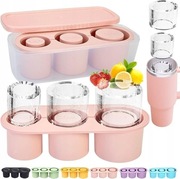 Forma silikonowa do kostek lodu z pokrywką do kubków Stanley Cup