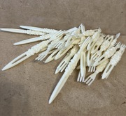 widelce, wykalaczki, plastik, vintage. Cocktail FORKS 32sztuki