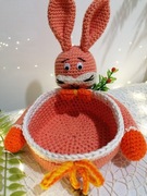 Koszyczek zajączek na  drobne skarby.