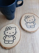 Hello Kitty. Podkładka pod kubek.