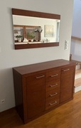 Meble do salonu, zestaw komoda, witryna, szafka rtv, lustro