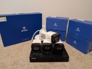 Zestaw monitoringu IP POE annke hikvision 8ch 4 kamery 5mp mikrofon