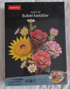 Nowe puzzle 3d kwiaty bukiet kwiatów okazja cenowa 