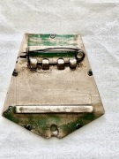 Dwuwarstwowa sztabka medalu ,  stal + stal – bojowa, oryginał.