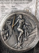 Freydis Eiriksdottir Wikingowie 2 oz 5$ Niue 2021