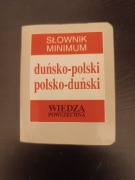 Słownik minimum duńsko - polski polsko - duński Wiedza Powszechna