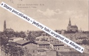 PIEKARY ŚLĄSKIE DEUTSCH PIEKAR Panorama kościoły cmentarz grobowce judaika