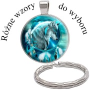 Brelok do kluczy/ka - Wilk - ozdobna zawieszka - WZORY DO WYBORU