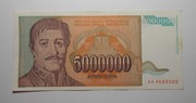 stary banknot Jugosławia 500000 Dinara