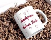 Kubek dla babci i dziadka z twoim zdjęciem  i mieniem 