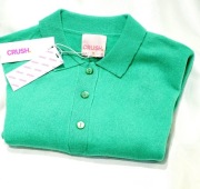 CRUSH sweter top kaszmir L zielony zwillingsherz guess rykiel dior chanel 