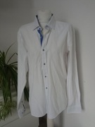 Triwenti elegancka biała koszula męska r L