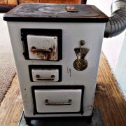 Piec kuchenny retro PRL | kuchnia węglowa | żeliwny klasyk | sprawny