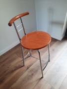 Hokery 2 sztuki siedziska brązowe