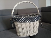 KOSZYK wiklinowy na rower Koszyk rowerowy pasuje na każdą kierownicę 