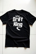 Koszulka M Drift King | Prezent dla Chłopaka, Fana Motoryzacji