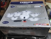 Zestaw garnków saubach 16 el garnki stal II gatunek