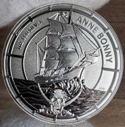 Srebrna moneta 1oz Pirate Queens: Anne Bonny 2021
