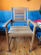 Fotel ogrodowy drewniany