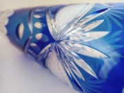 **ŚWIĘTA**wazon SZAFIR kryształ JOSKA Bavaria 1960+