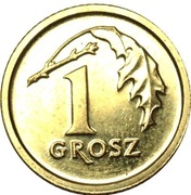 1 grosz 2014 – Polska - III RP - z woreczka menniczego